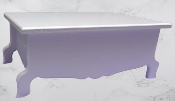 Hobi ERC MODEL Ayaklı Kutu 90402 Şık Zarif Ahşap Beyaz Boyalı MDF