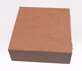 Hobi ERDL 90022 Dekoratif Model Takı Kutusu Bölmeli Ahşap HAM MDF