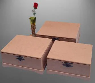 Hobi ERDL 90023 Dekoratif Model 3lü Makyaj Kutu Set Ahşap HAM MDF El Yapımı