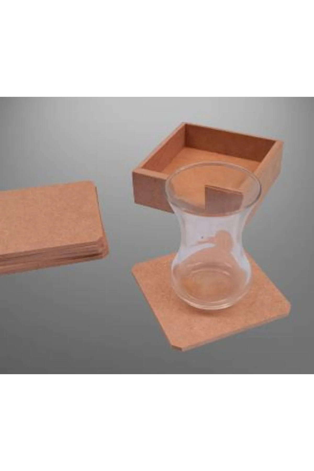 Hobi ERDL 90024 Dekoratif Model Tabak Altı Seti Kare Ahşap HAM MDF El Yapımı Hobi ERDL 90024 Dekoratif Model Tabak Altı Seti Kare Ahşap HAM MDF El Yapımı - Görsel 6