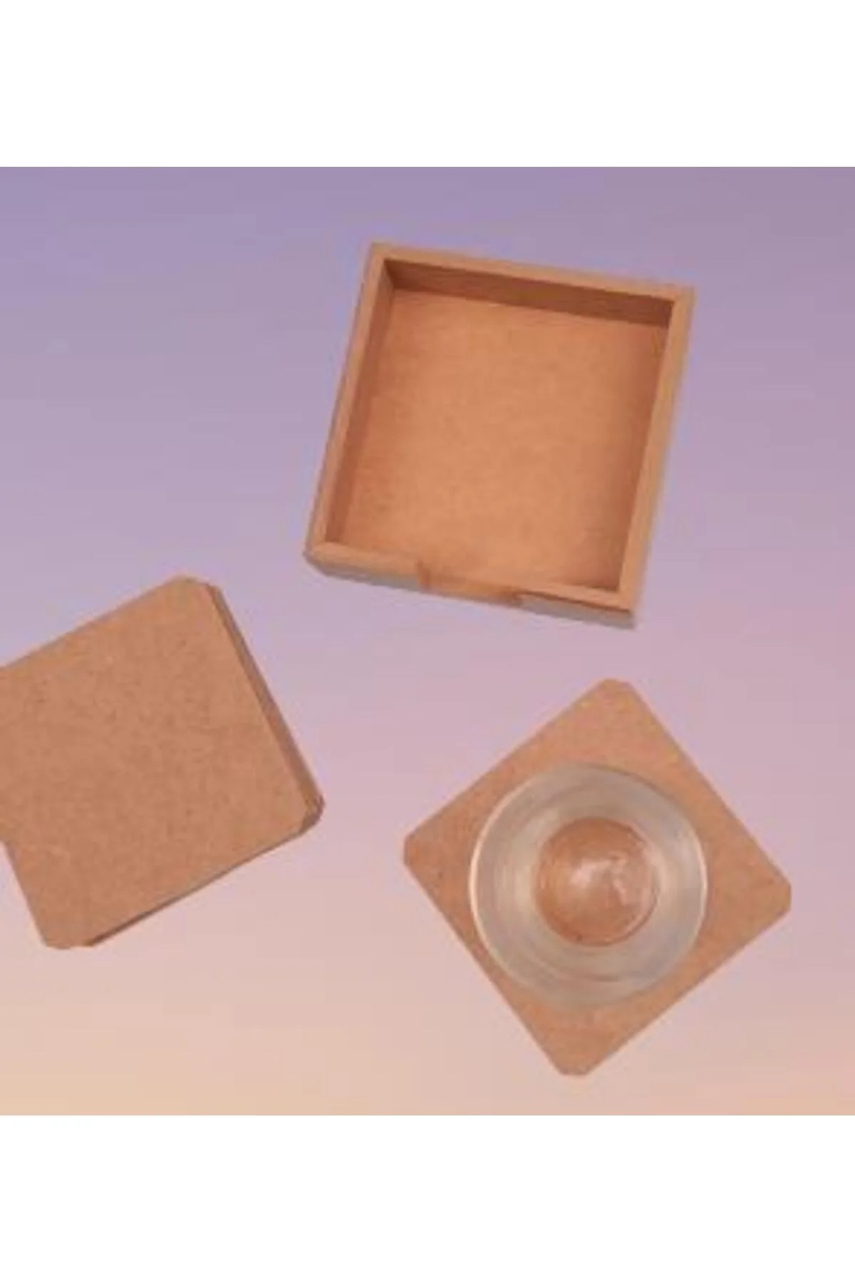 Hobi ERDL 90024 Dekoratif Model Tabak Altı Seti Kare Ahşap HAM MDF El Yapımı Hobi ERDL 90024 Dekoratif Model Tabak Altı Seti Kare Ahşap HAM MDF El Yapımı - Görsel 4