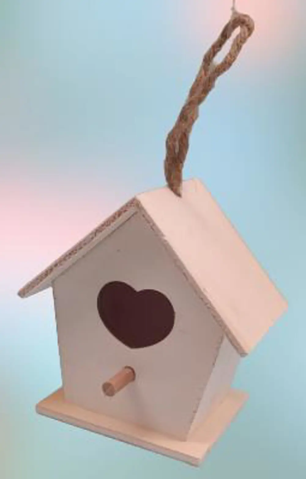 Hobi ERDL 90025 Dekoratif Model Minik Kuş Yuvası Ahşap HAM MDF El