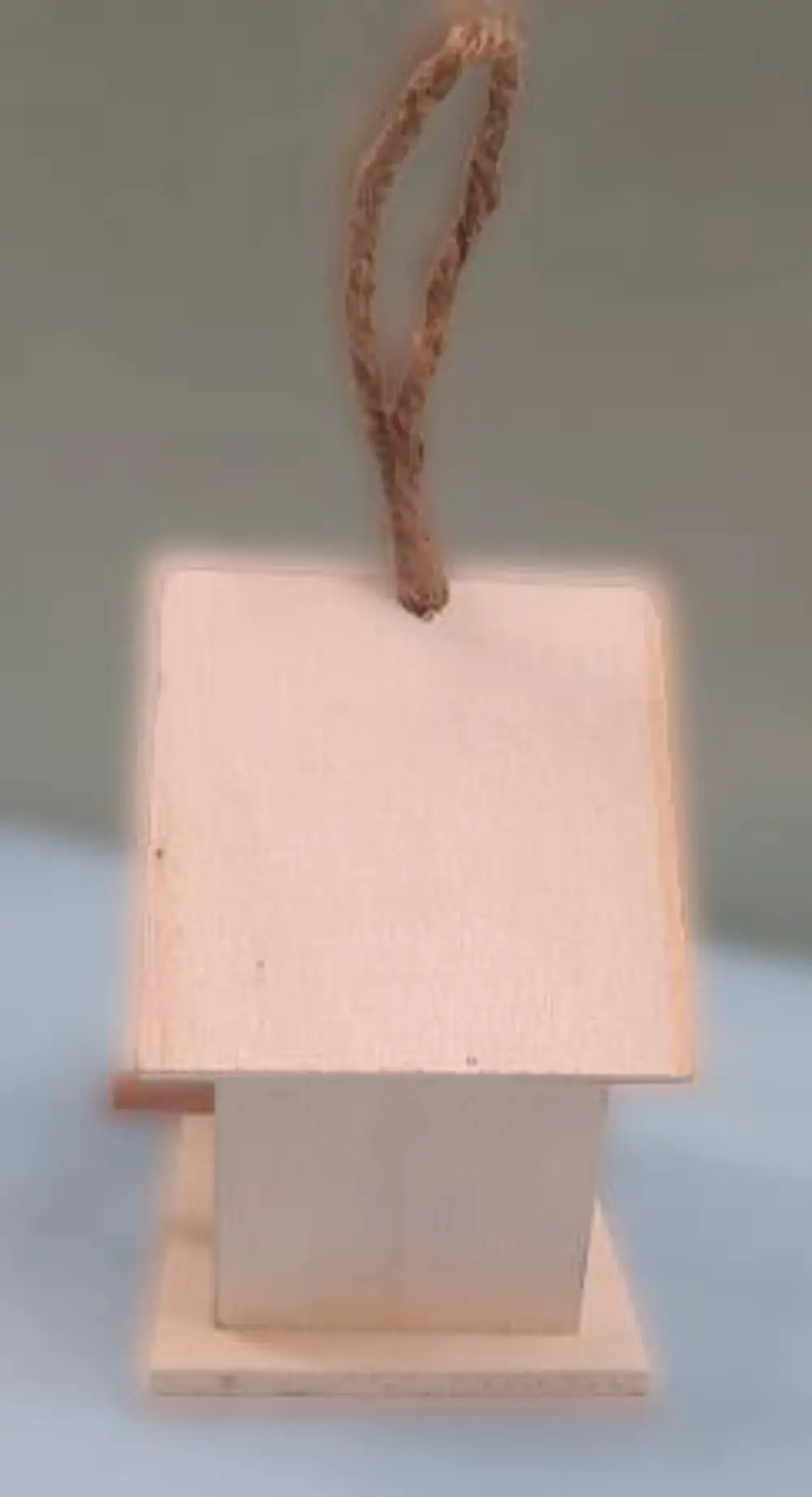 Hobi ERDL 90025 Dekoratif Model Minik Kuş Yuvası Ahşap HAM MDF El