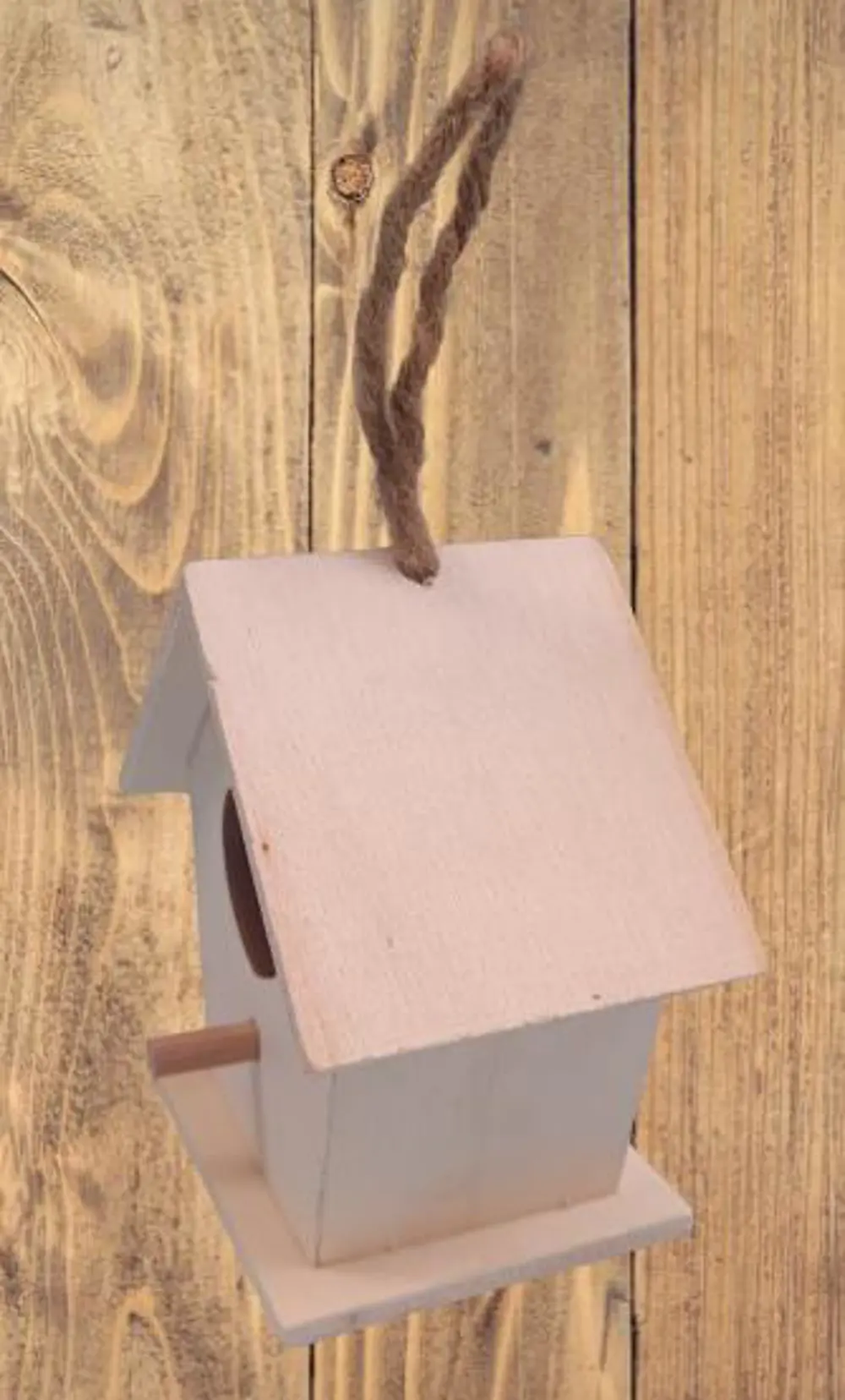 Hobi ERDL 90025 Dekoratif Model Minik Kuş Yuvası Ahşap HAM MDF El