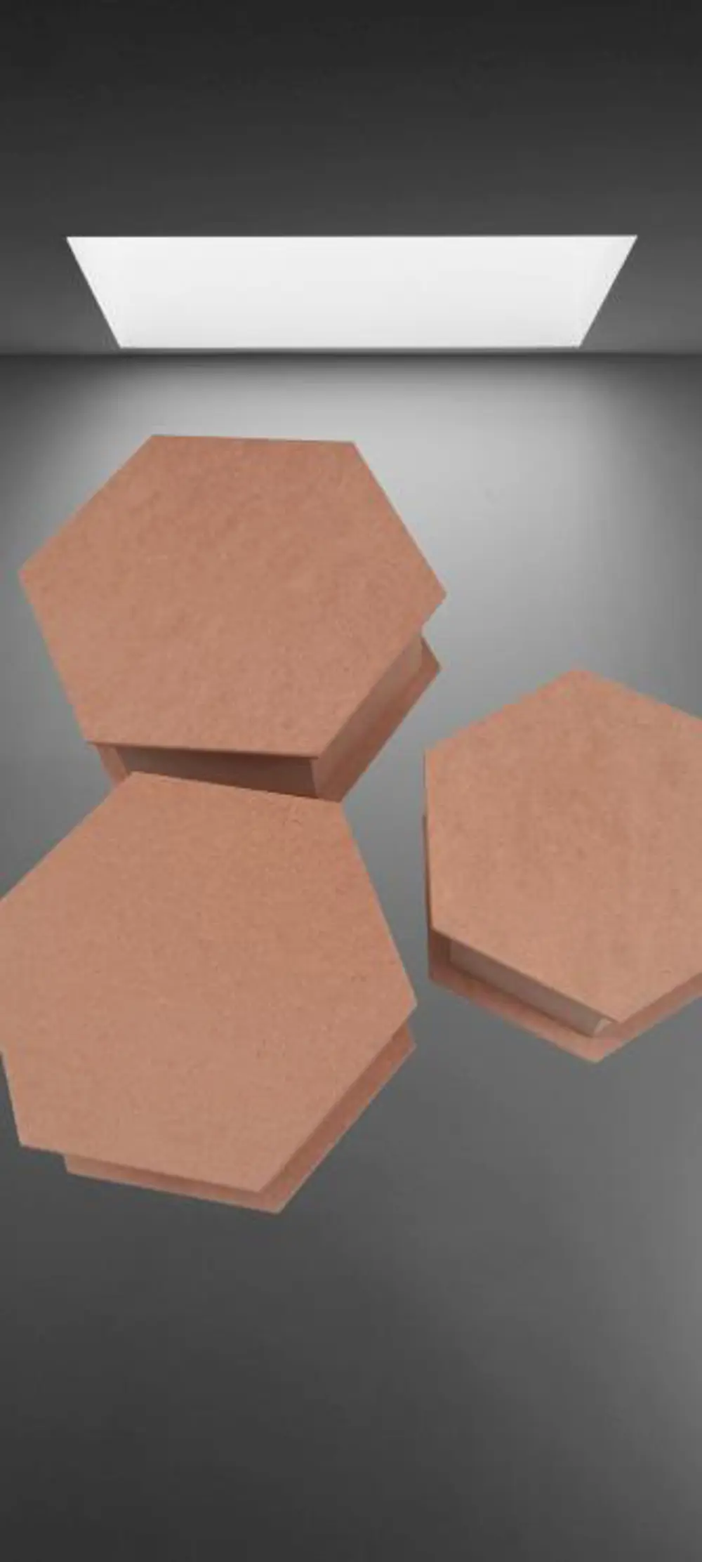 Hobi ERDL 90034 Dekoratif 3lü Takı Seti Model Ahşap MDF Altıgen H Hobi ERDL 90034 Dekoratif 3lü Takı Seti Model Ahşap MDF Altıgen H