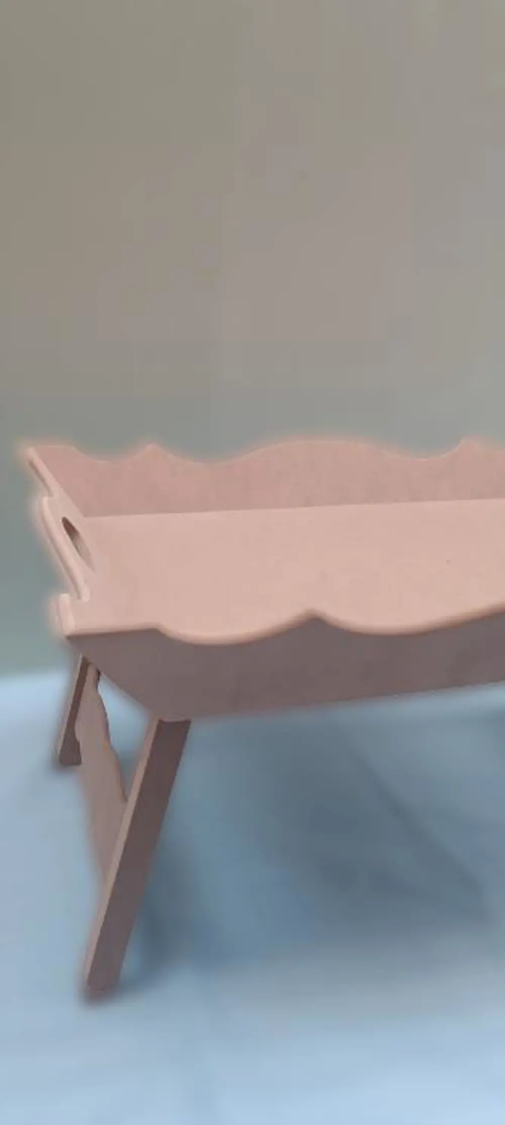 Hobi ERDL 90036 Dekoratif Tepsi Ayaklı Şımarık Model HAM Ahşap MD