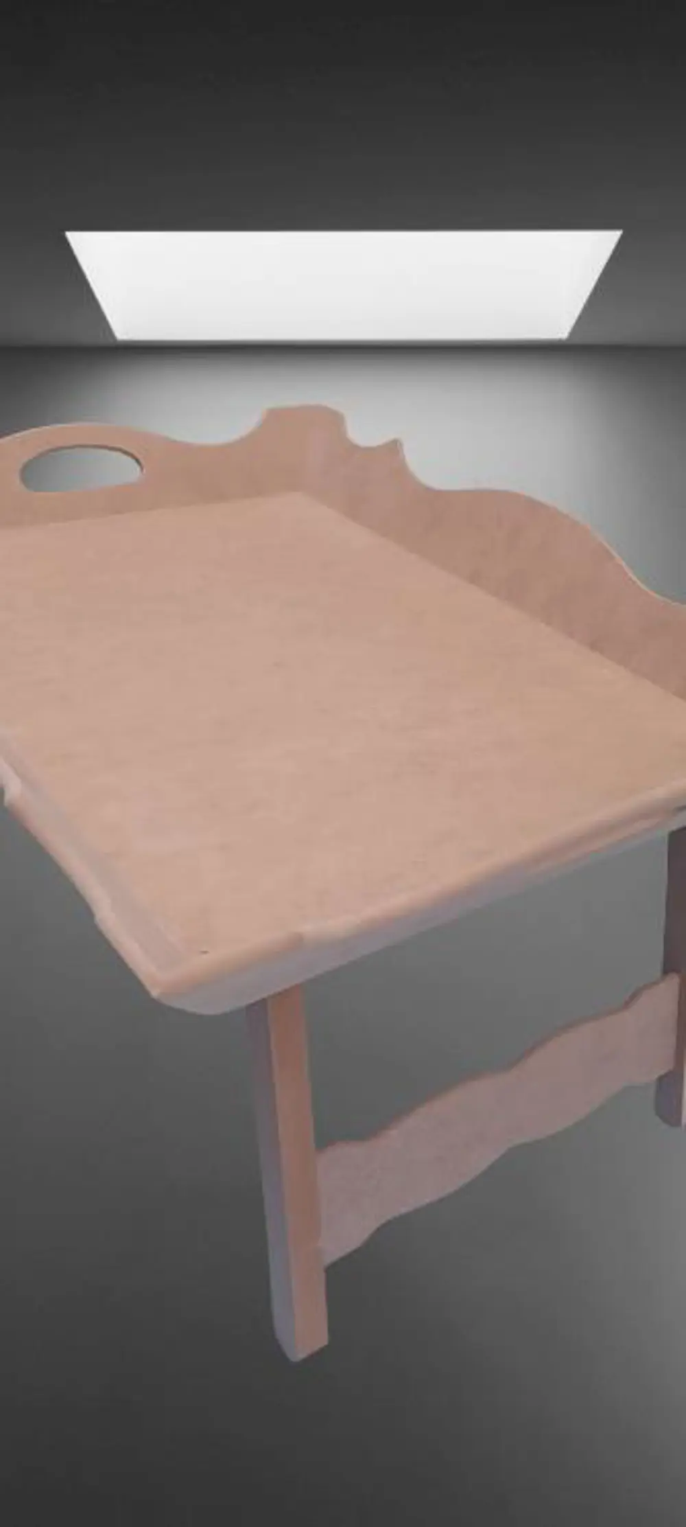 Hobi ERDL 90036 Dekoratif Tepsi Ayaklı Şımarık Model HAM Ahşap MD