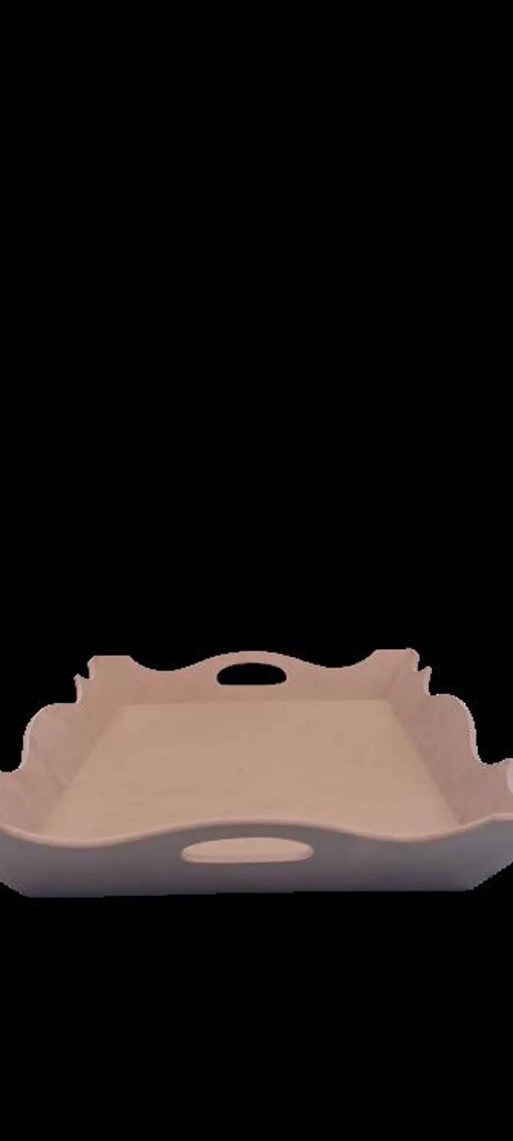 Hobi ERDL 90036 Dekoratif Tepsi Ayaklı Şımarık Model HAM Ahşap MD