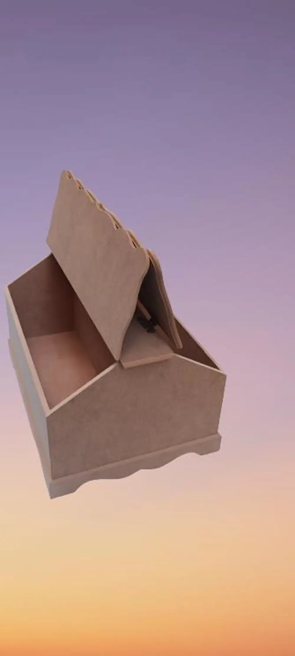 Hobi ERDL 90037 Dekoratif Takım Çantası Model HAM Ahşap MDF El Ya