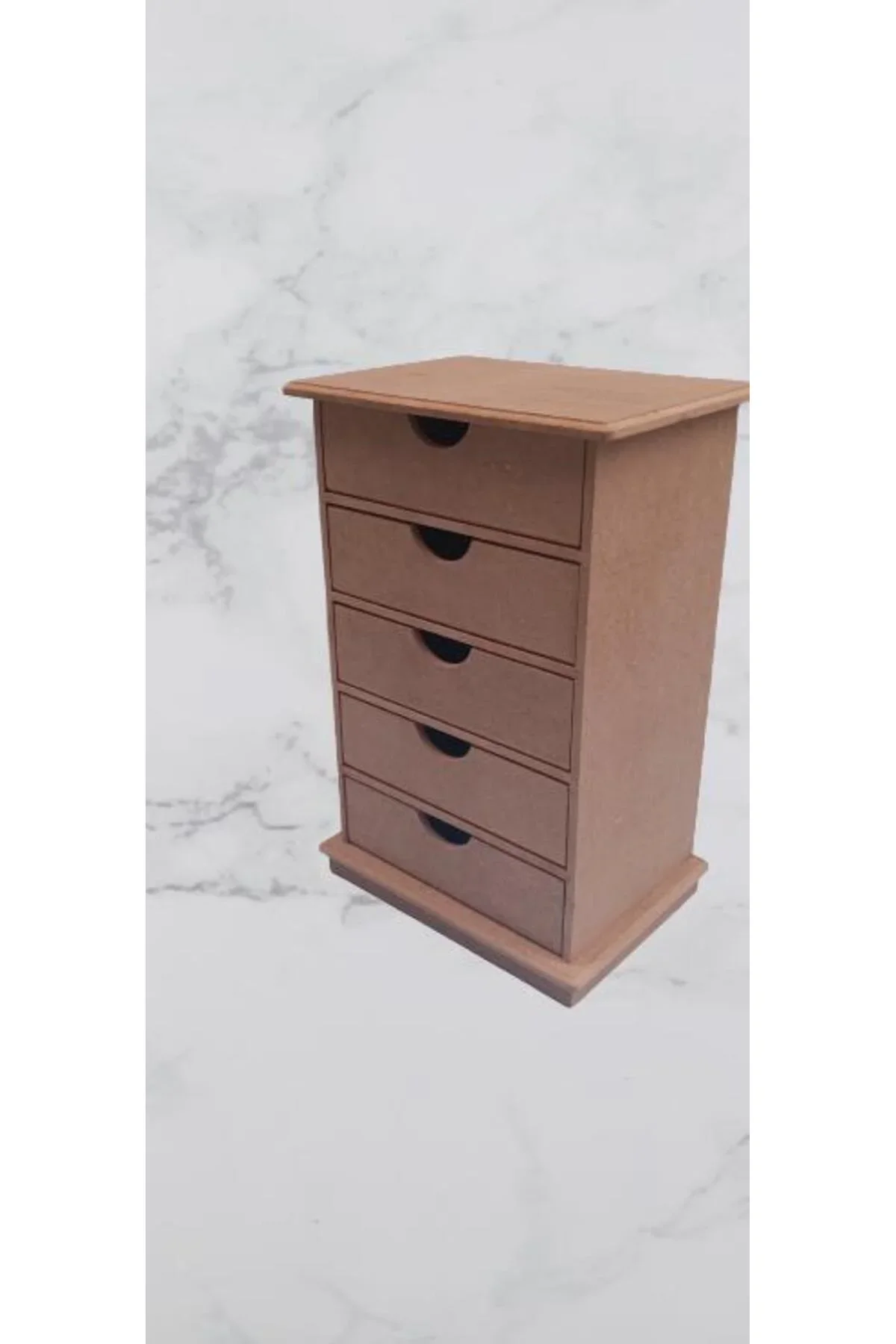 Hobi ERDL 90038 Dekoratif Takı Şifonyeri 5 Çekmece Model HAM Ahşap MDF El yapımı Hobi ERDL 90038 Dekoratif Takı Şifonyeri 5 Çekmece Model HAM Ahşap MDF El yapımı - Görsel 7