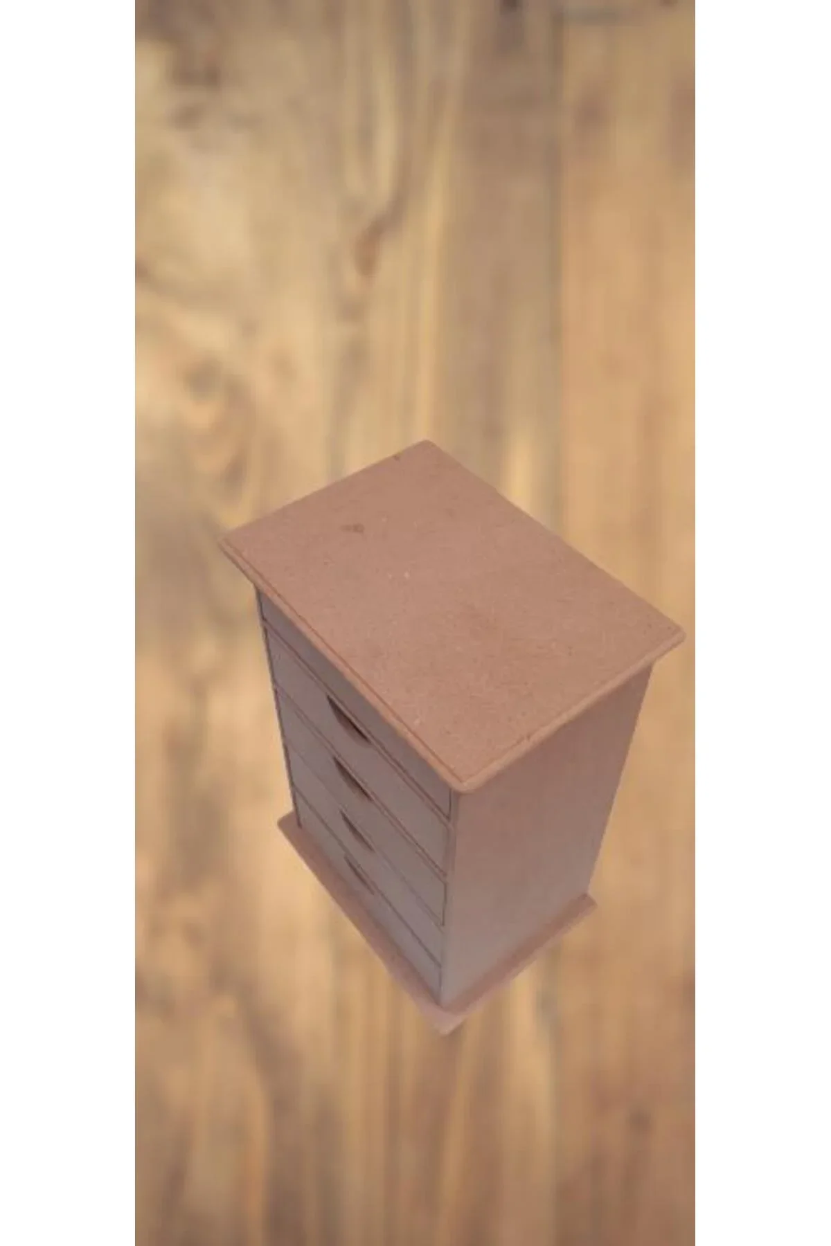 Hobi ERDL 90038 Dekoratif Takı Şifonyeri 5 Çekmece Model HAM Ahşap MDF El yapımı Hobi ERDL 90038 Dekoratif Takı Şifonyeri 5 Çekmece Model HAM Ahşap MDF El yapımı - Görsel 4