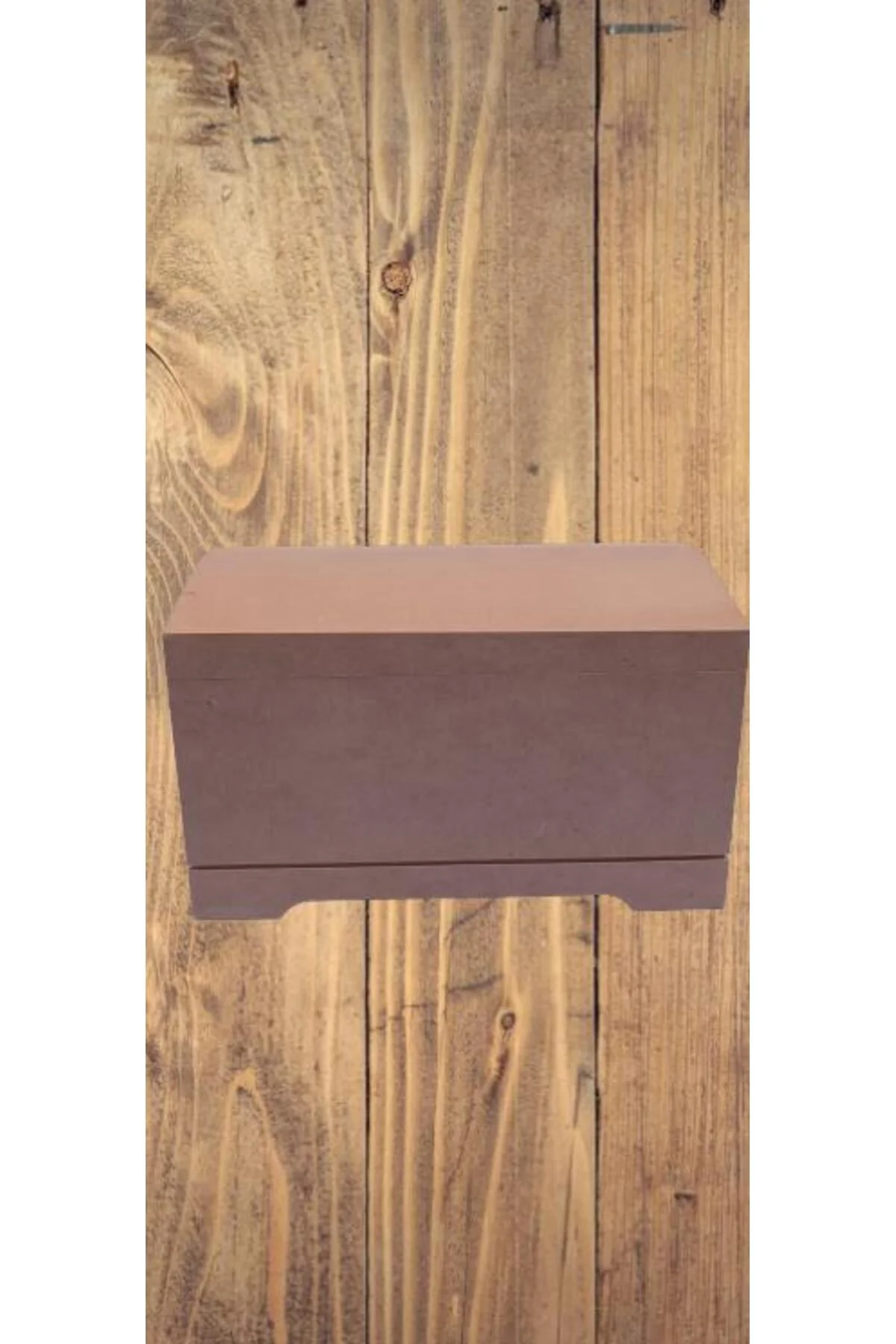 Hobi ERDL 90042 Dekoratif Sandık Seti Model Mini İkili HAM Ahşap MDF El Yapımı - Görsel 6