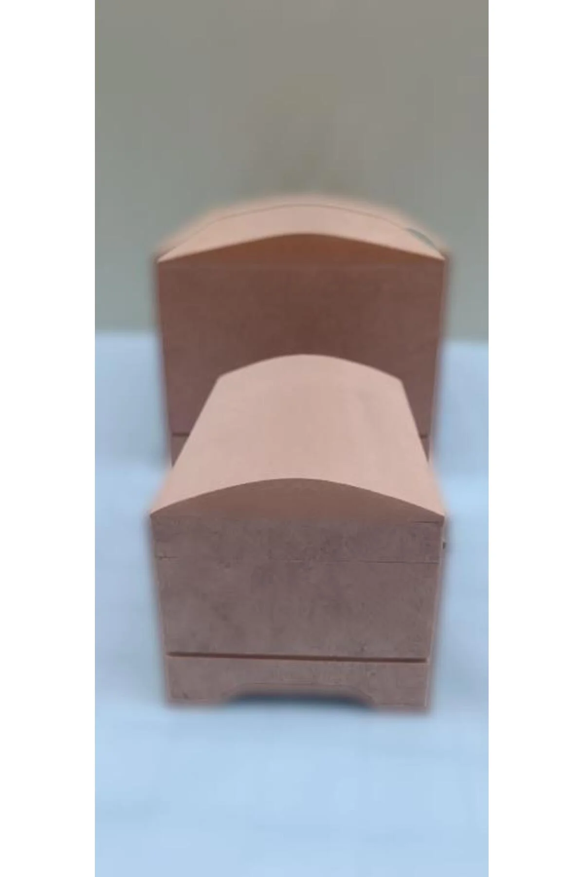 Hobi ERDL 90042 Dekoratif Sandık Seti Model Mini İkili HAM Ahşap MDF El Yapımı - Görsel 4