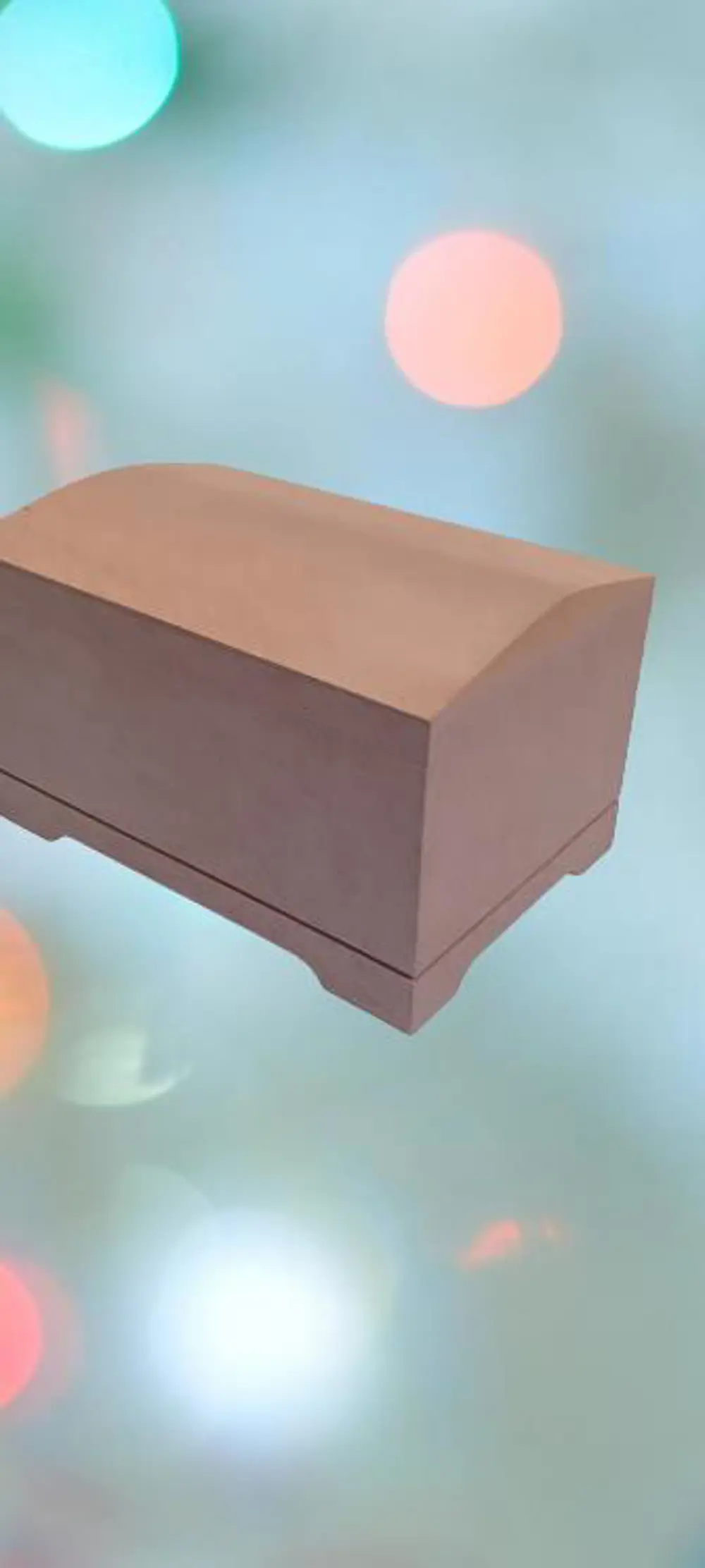 Hobi ERDL 90042 Dekoratif Sandık Seti Model Mini İkili HAM Ahşap 