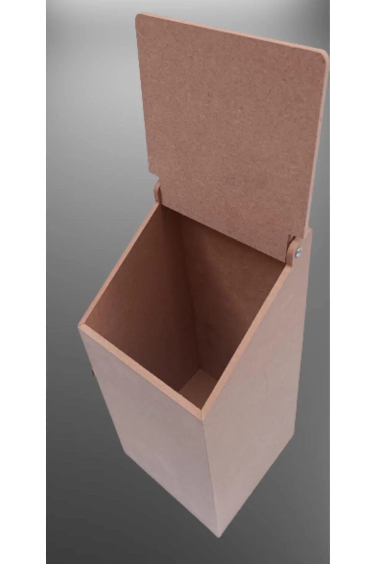 Hobi ERDL 90045 Dekoratif Model Poşet Kutusu Ahşap MDF HAM kalpli El Yapımı - Görsel 7