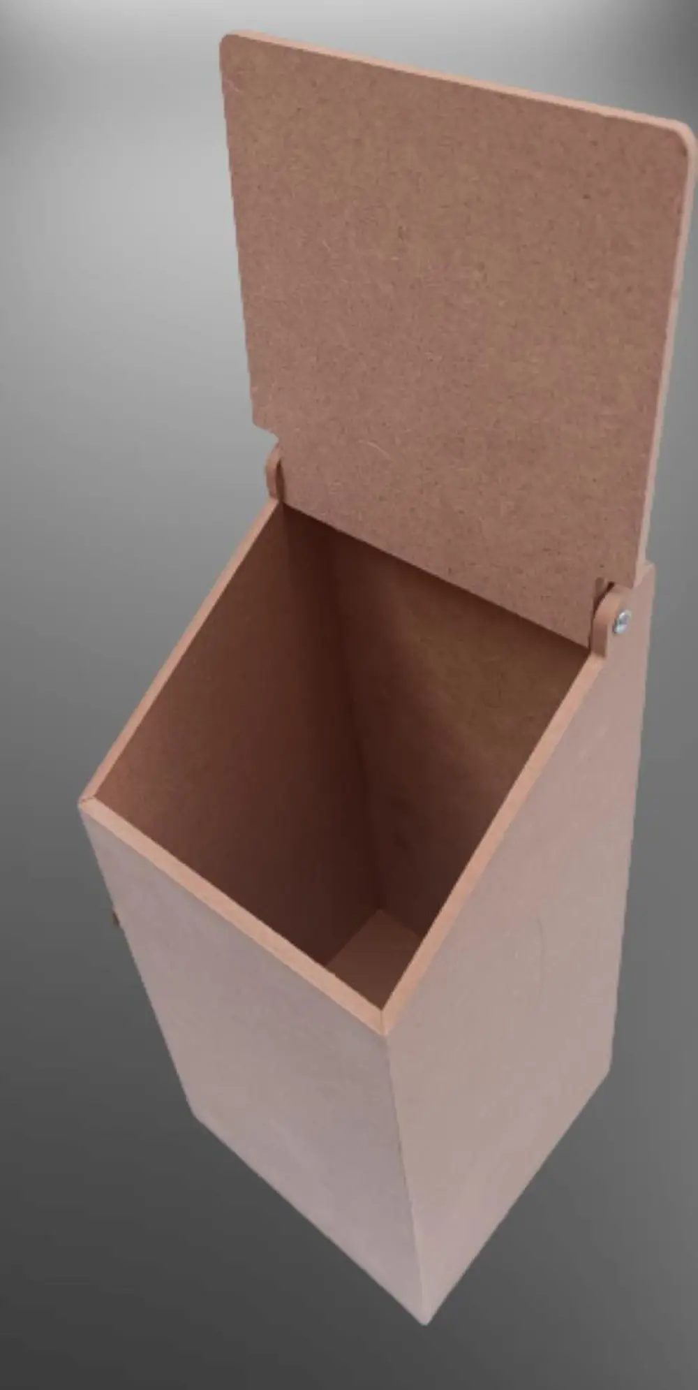 Hobi ERDL 90045 Dekoratif Model Poşet Kutusu Ahşap MDF HAM  kalpl