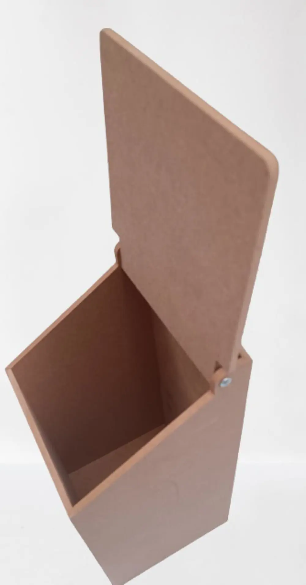 Hobi ERDL 90045 Dekoratif Model Poşet Kutusu Ahşap MDF HAM  kalpl