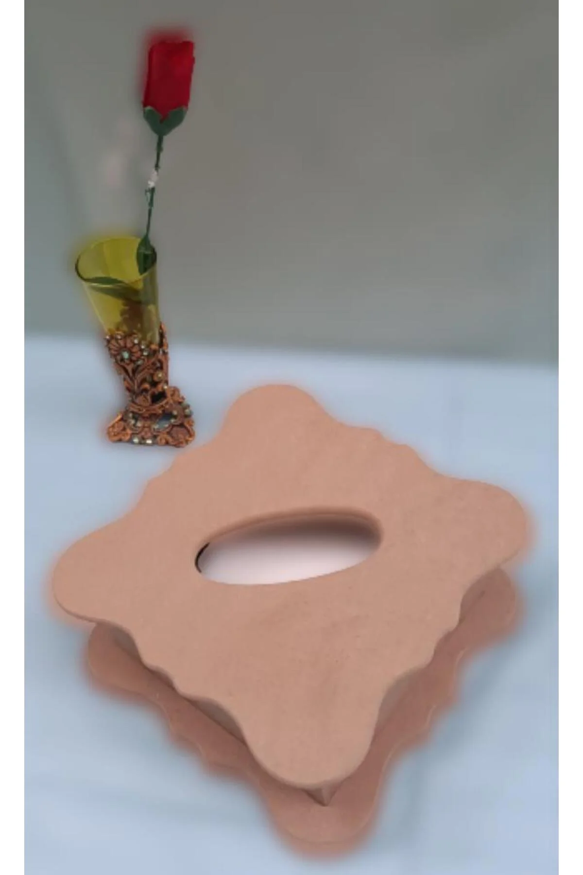 Hobi ERDL 90051 Dekoratif Model Peçetelik Kutu HAM Ahşap MDF El Yapımı Hobi ERDL 90051 Dekoratif Model Peçetelik Kutu HAM Ahşap MDF El Yapımı - Görsel 5