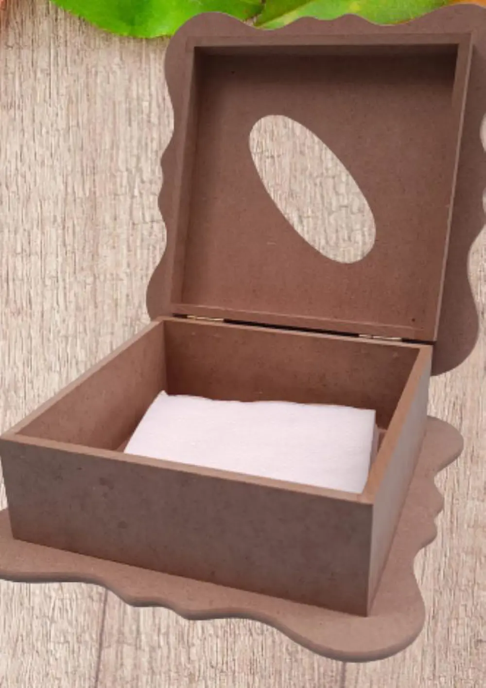 Hobi ERDL 90051 Dekoratif  Model Peçetelik Kutu HAM Ahşap MDF El 