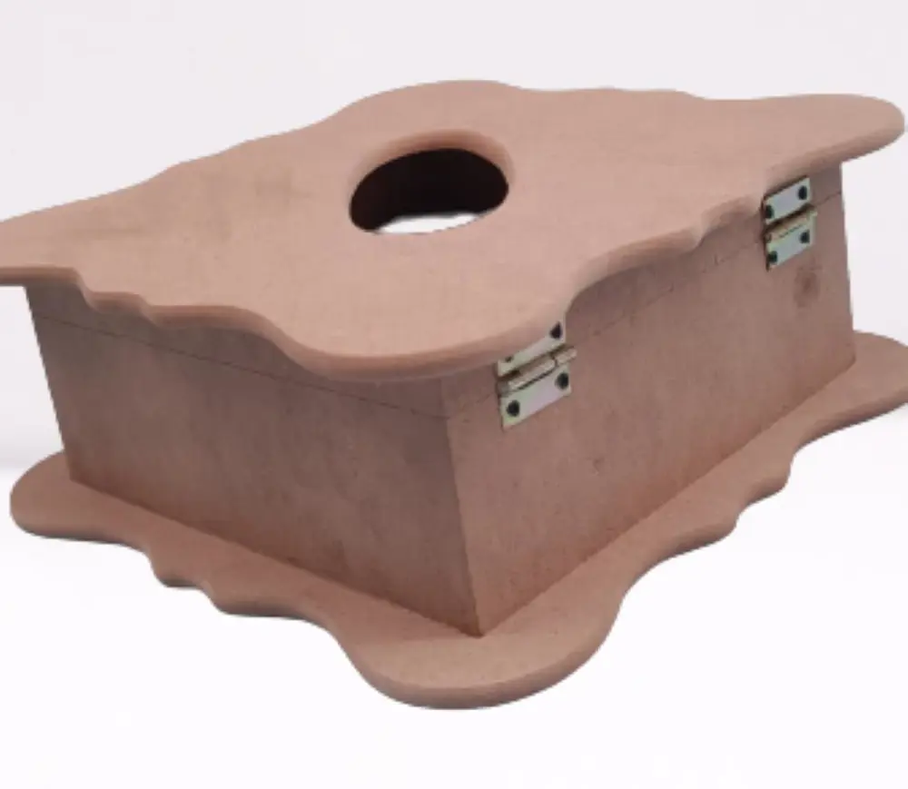 Hobi ERDL 90051 Dekoratif  Model Peçetelik Kutu HAM Ahşap MDF El 