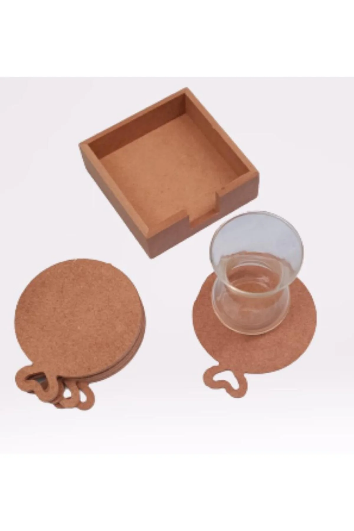 Hobi ERDL 90053 Dekoratif Yuvarlak Kalpli Ahşap MDF Çay Tabak Altı Set El Yapım Hobi ERDL 90053 Dekoratif Yuvarlak Kalpli Ahşap MDF Çay Tabak Altı Set El Yapım - Görsel 2