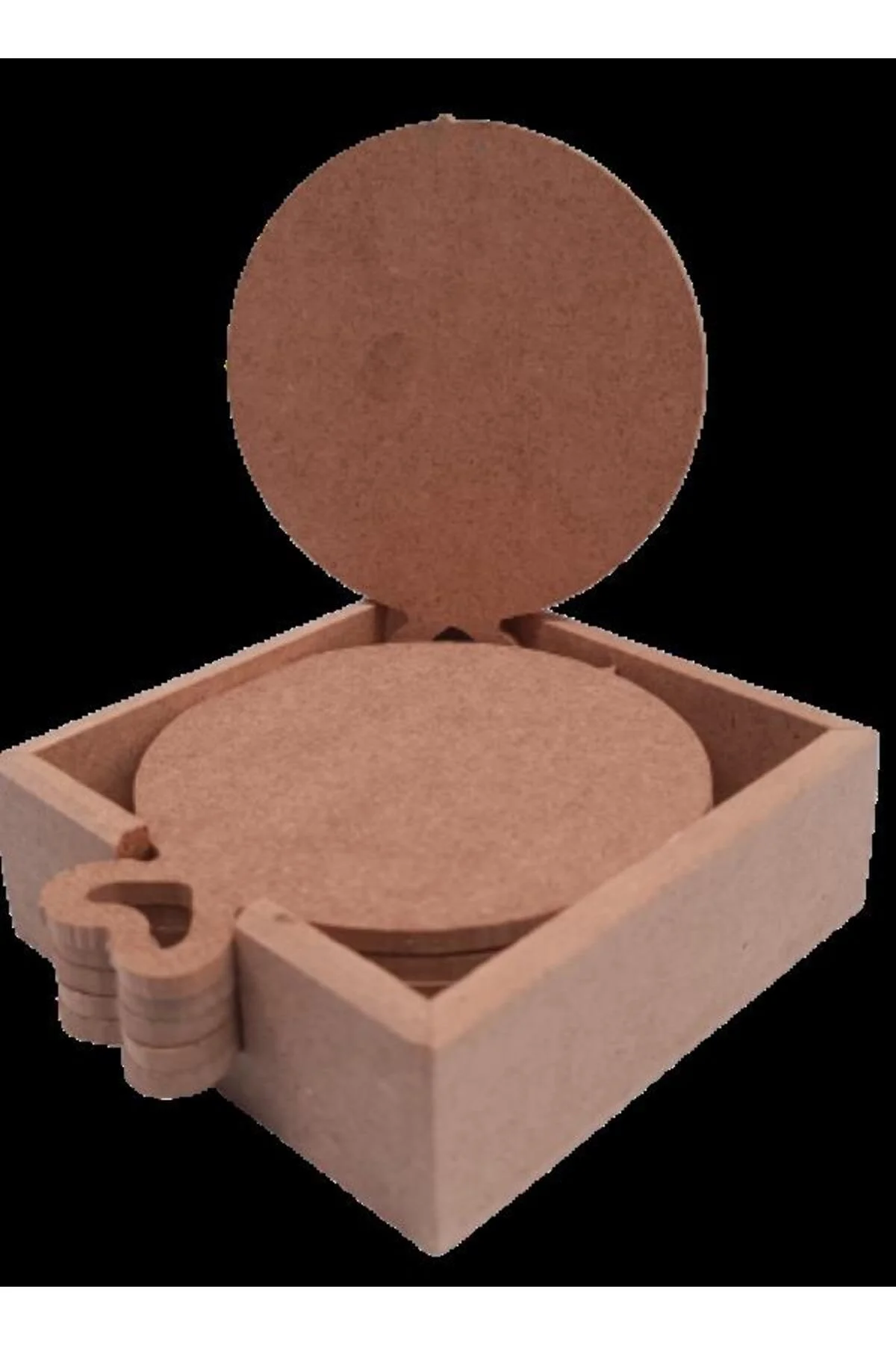 Hobi ERDL 90053 Dekoratif Yuvarlak Kalpli Ahşap MDF Çay Tabak Altı Set El Yapım Hobi ERDL 90053 Dekoratif Yuvarlak Kalpli Ahşap MDF Çay Tabak Altı Set El Yapım - Görsel 8