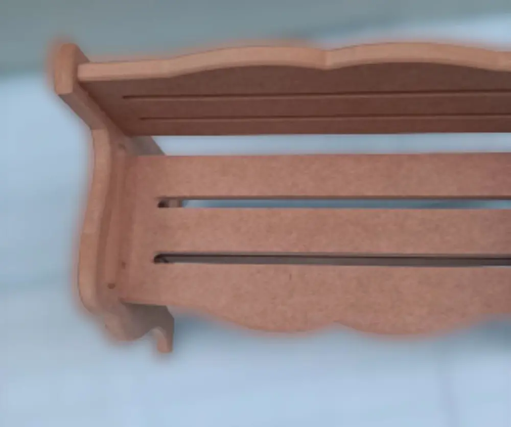 Hobi ERDL 90054 Dekoratif Model BanK Tipi Havluluk HAM Ahşap MDF 