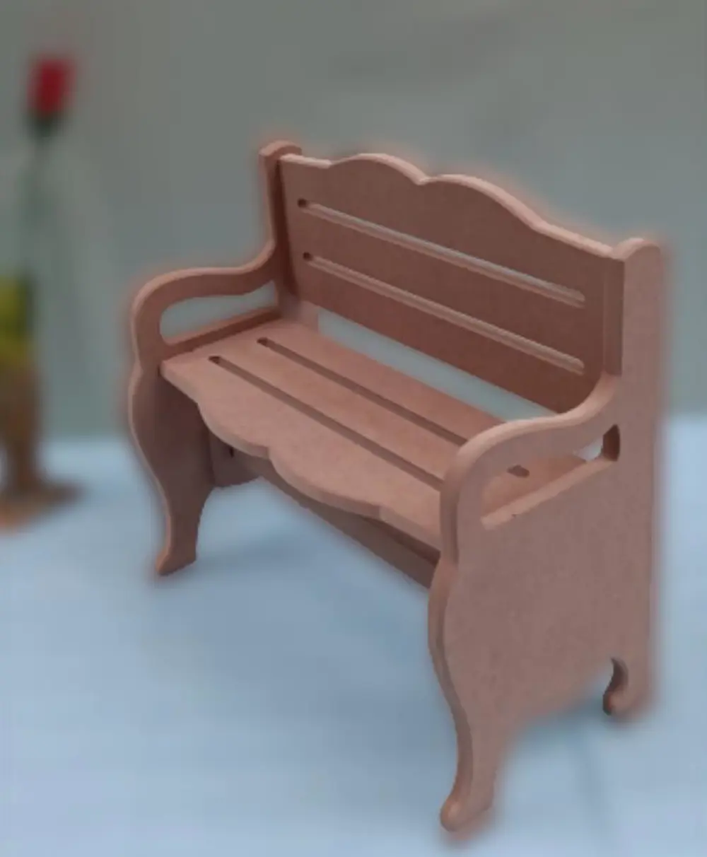 Hobi ERDL 90054 Dekoratif Model BanK Tipi Havluluk HAM Ahşap MDF 