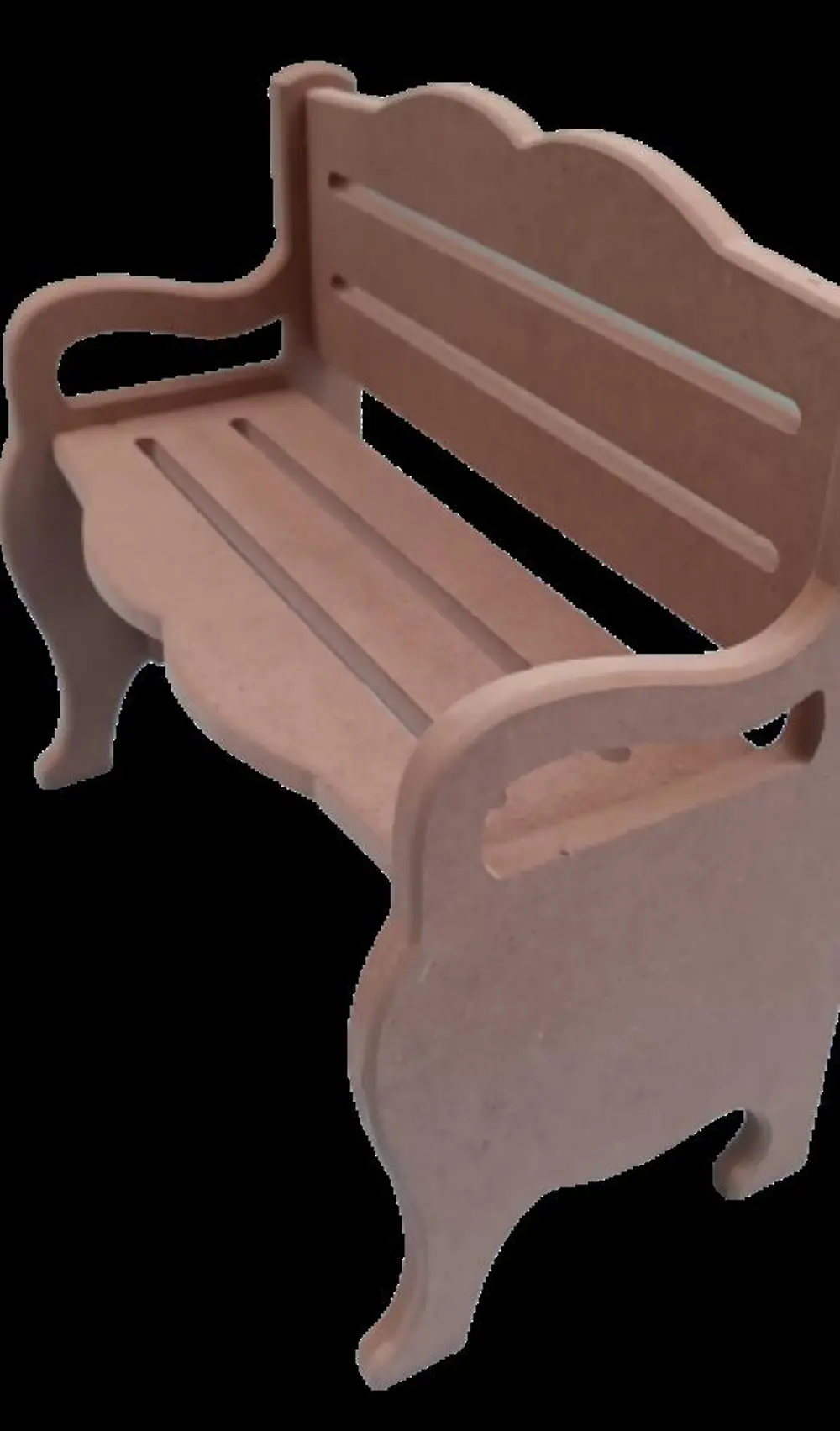 Hobi ERDL 90054 Dekoratif Model BanK Tipi Havluluk HAM Ahşap MDF 