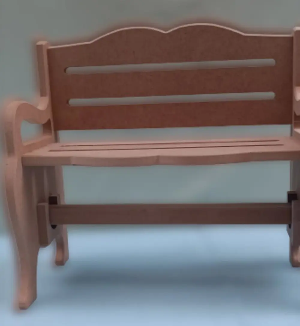 Hobi ERDL 90054 Dekoratif Model BanK Tipi Havluluk HAM Ahşap MDF 