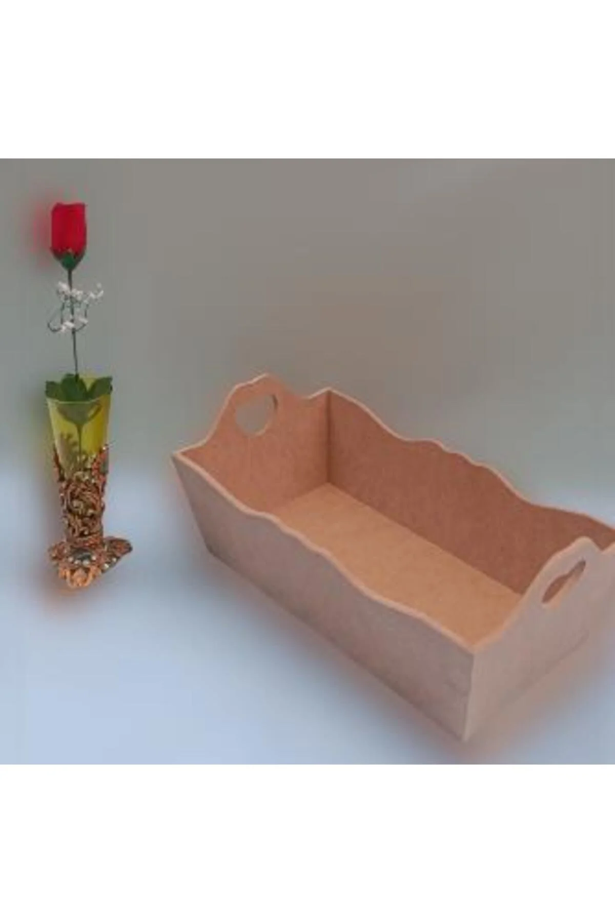 Hobi ERDL 90056 Dekoratif Model Ekmek Tepsisi Ahşap MDF Kalpli El Yapımı Hobi ERDL 90056 Dekoratif Model Ekmek Tepsisi Ahşap MDF Kalpli El Yapımı - Görsel 7