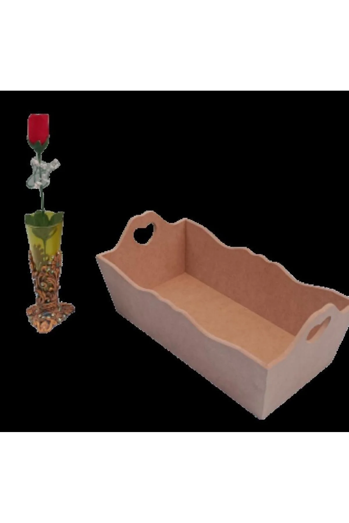 Hobi ERDL 90056 Dekoratif Model Ekmek Tepsisi Ahşap MDF Kalpli El Yapımı Hobi ERDL 90056 Dekoratif Model Ekmek Tepsisi Ahşap MDF Kalpli El Yapımı - Görsel 8