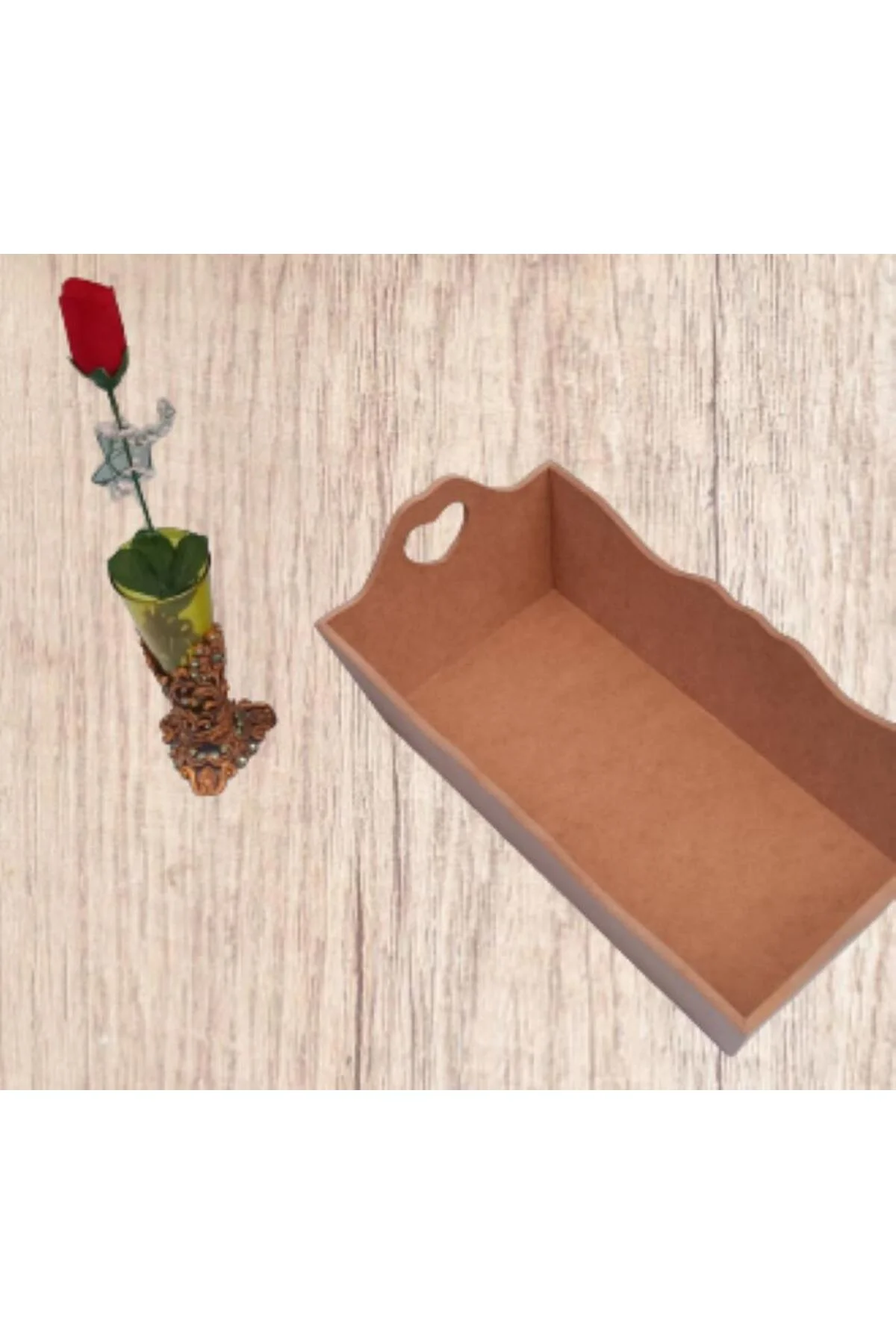 Hobi ERDL 90056 Dekoratif Model Ekmek Tepsisi Ahşap MDF Kalpli El Yapımı Hobi ERDL 90056 Dekoratif Model Ekmek Tepsisi Ahşap MDF Kalpli El Yapımı - Görsel 5