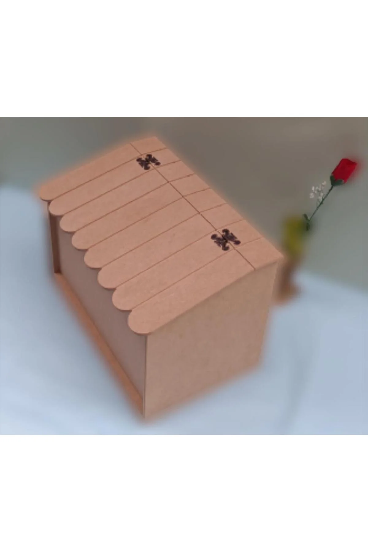 Hobi ERDL 90067 Dekoratif Ekmeklik Ev Şekli Ahşap MDF HAM El Yapımı Hobi ERDL 90067 Dekoratif Ekmeklik Ev Şekli Ahşap MDF HAM El Yapımı - Görsel 8