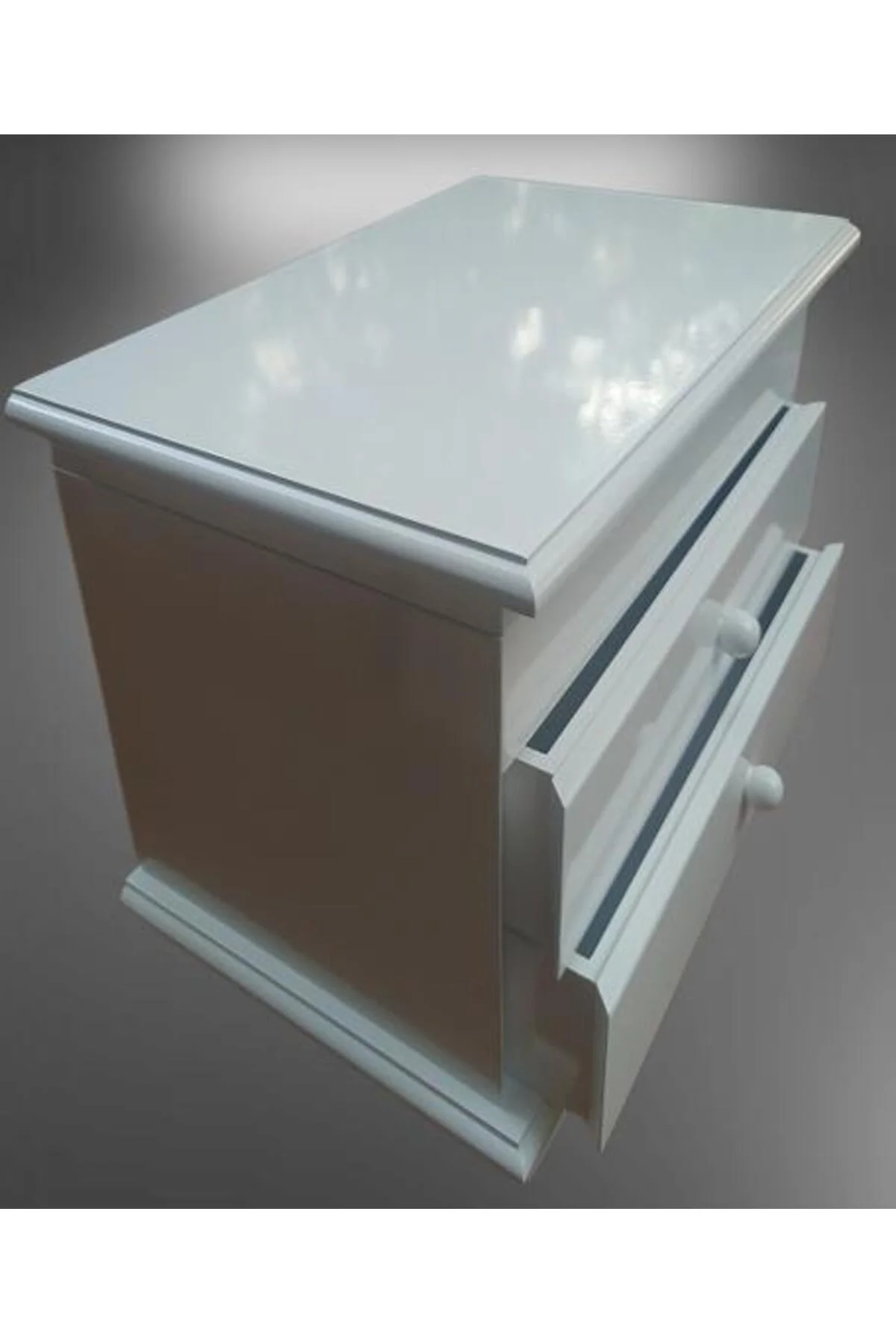 Hobi ERDL 90222 Dekoratif Makyaj Kutu 2 Çekmec Ahşap MDF Beyaz Lake Boya El yapım Hobi ERDL 90222 Dekoratif Makyaj Kutu 2 Çekmec Ahşap MDF Beyaz Lake Boya El yapım - Görsel 6