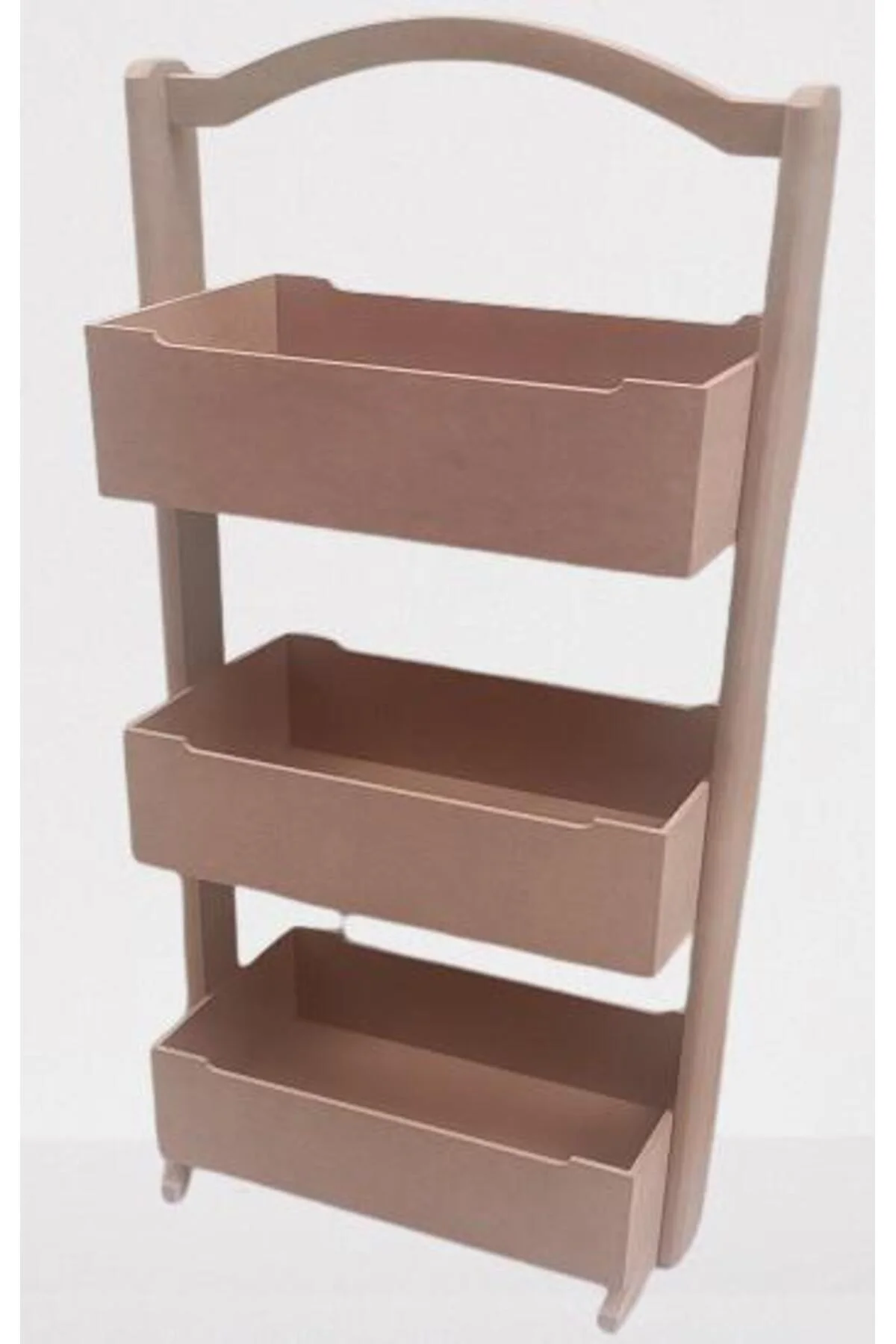 Hobi ERDL 90304 Raf Terek 3 LÜ Geniş İç Hacimli CNC Kesim Ahşap MDF HAM El Yapım Hobi ERDL 90304 Raf Terek 3 LÜ Geniş İç Hacimli CNC Kesim Ahşap MDF HAM El Yapım - Görsel 6