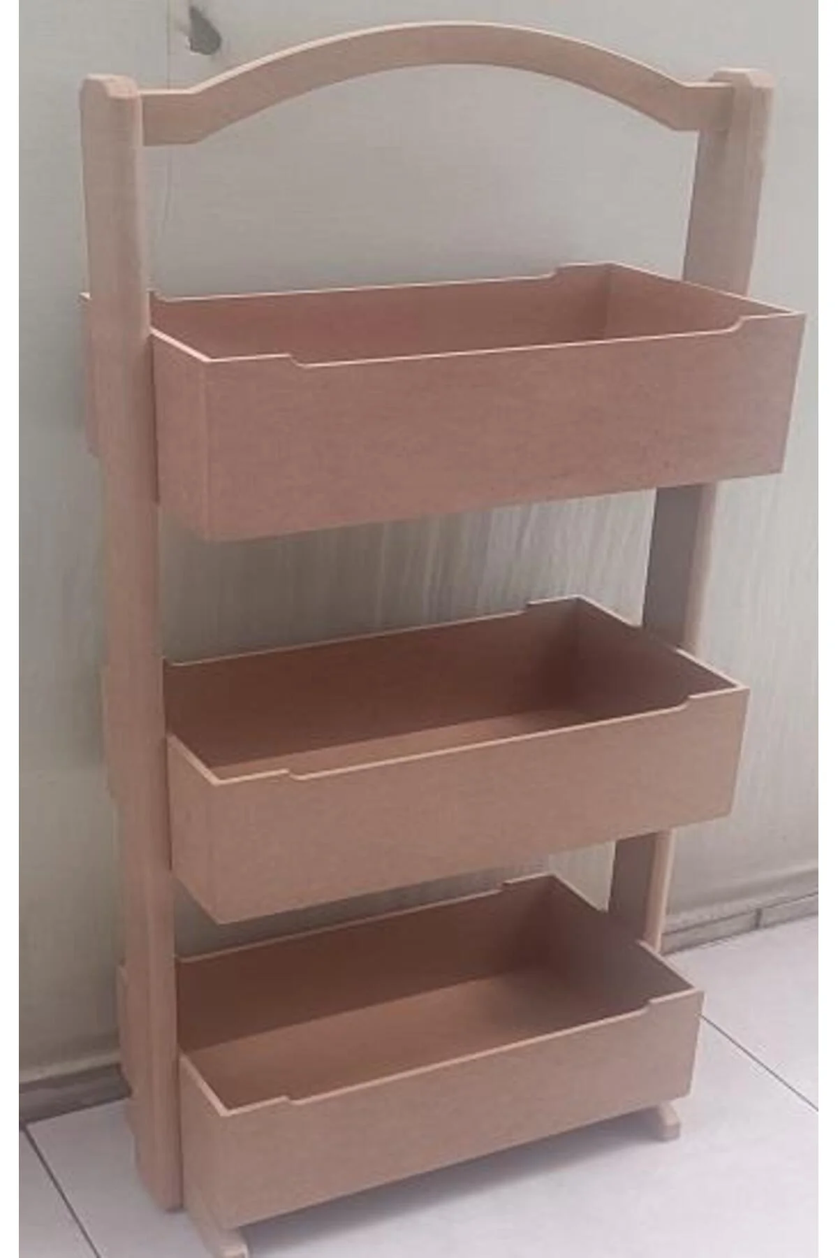 Hobi ERDL 90304 Raf Terek 3 LÜ Geniş İç Hacimli CNC Kesim Ahşap MDF HAM El Yapım Hobi ERDL 90304 Raf Terek 3 LÜ Geniş İç Hacimli CNC Kesim Ahşap MDF HAM El Yapım - Görsel 7