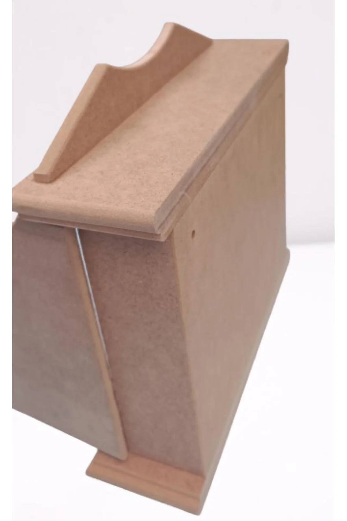 Hobi ERDL Dekoratif 90071 Anahtarlık Kutu Yarım kapak Model Ahşap MDF HAM El yapı - Görsel 2