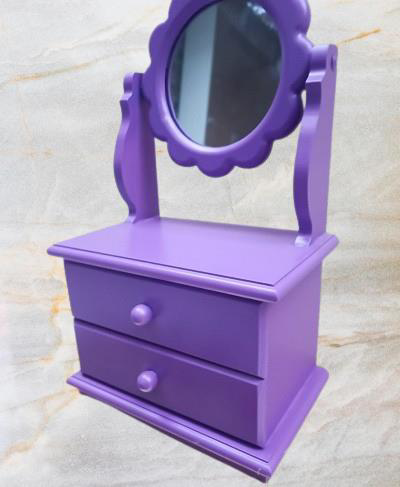 Hobi ERDL MODEL 90527 Papatya 2 Çekmeceli Aynalı Makyaj Kutusu MO