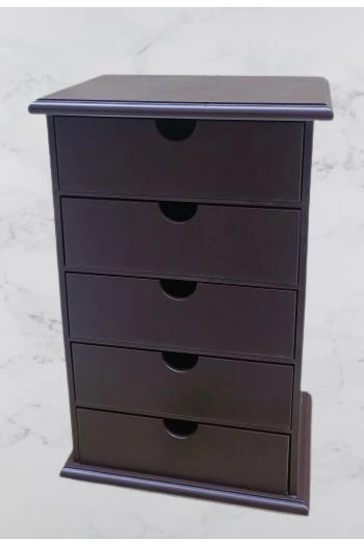 Hobi ERDL MODEL 90528 Ahşap Takı Şifonyer 5Çekmeceli Ceviz Rengi El Yapımı Hobi ERDL MODEL 90528 Ahşap Takı Şifonyer 5Çekmeceli Ceviz Rengi El Yapımı - Görsel 7