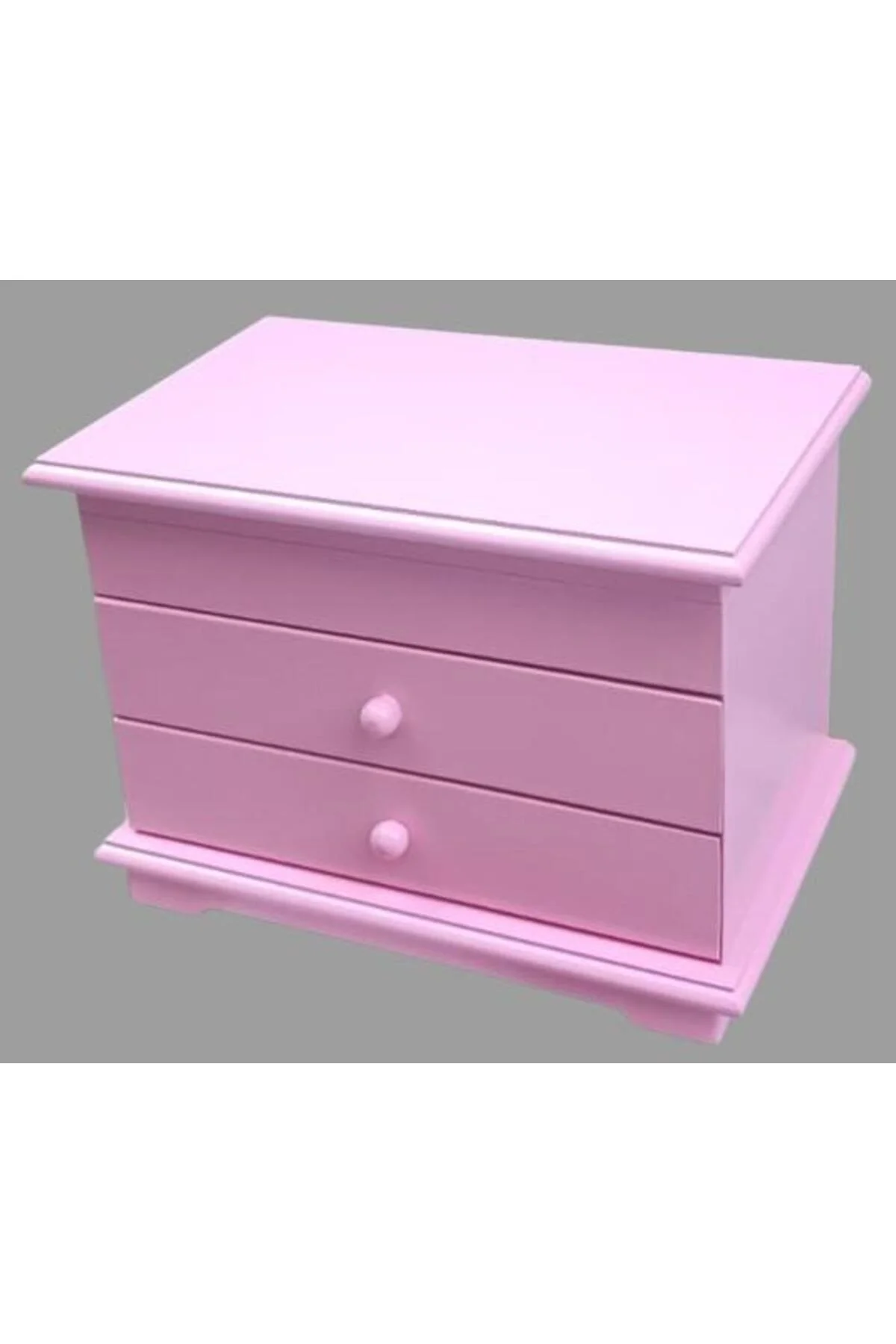 Hobi ERDL Takı Şifonyer 90390 Makyaj Kutu 2Çekmc Ayna Parlak Pembe Lake Ahşp MDF Hobi ERDL Takı Şifonyer 90390 Makyaj Kutu 2Çekmc Ayna Parlak Pembe Lake Ahşp MDF - Görsel 5