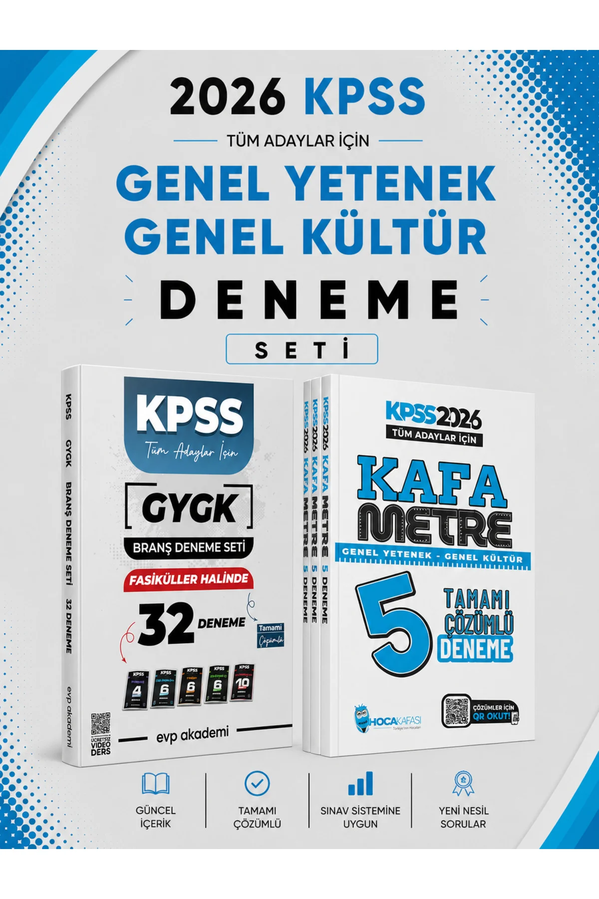 Hoca Kafası 2026 KPSS GKGY Kafametre 5 Deneme & KPSS Tüm Dersler 32 Deneme Seti