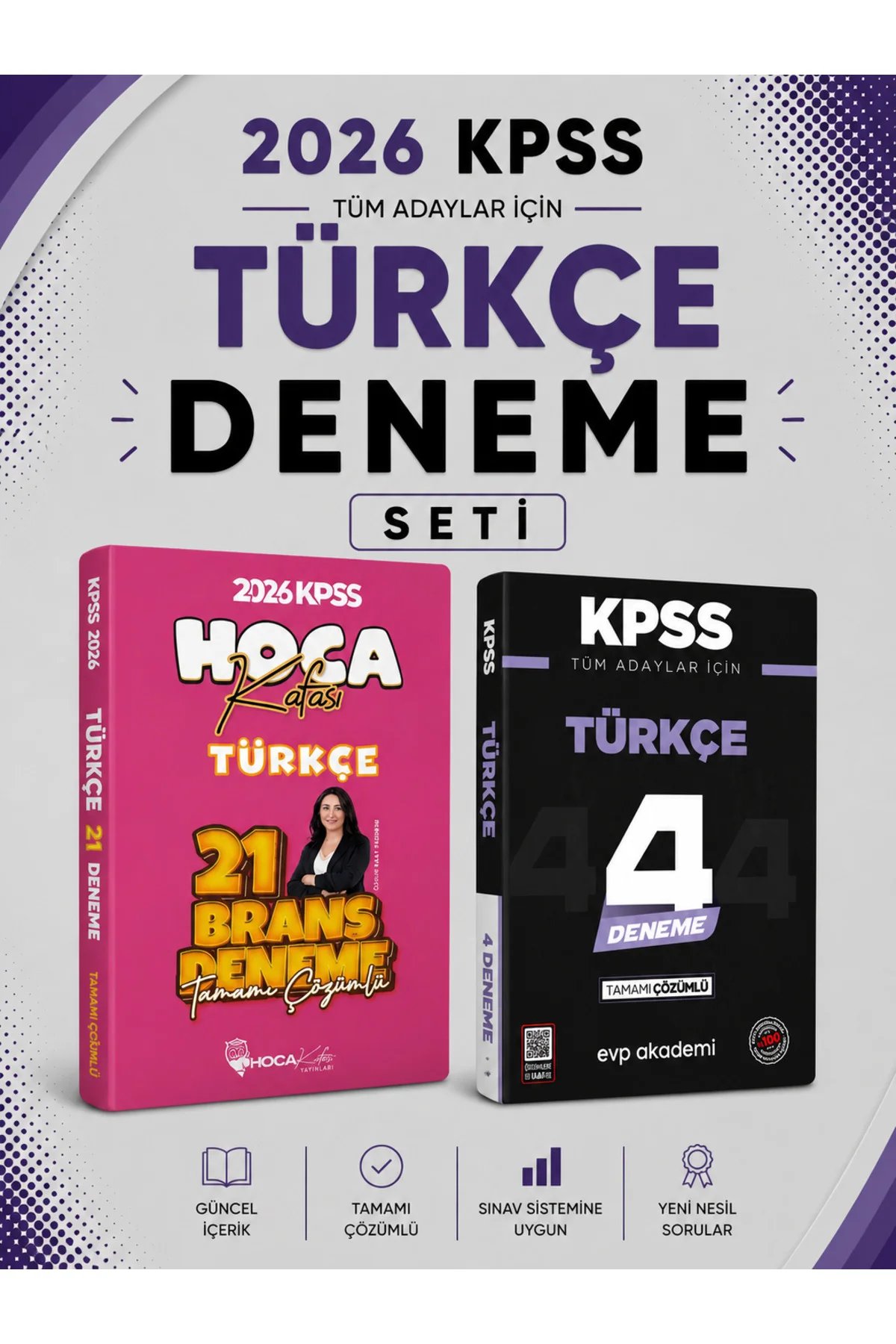 Hoca Kafası 2026 KPSS Türkçe 21 Deneme & KPSS Türkçe 4 Deneme Seti