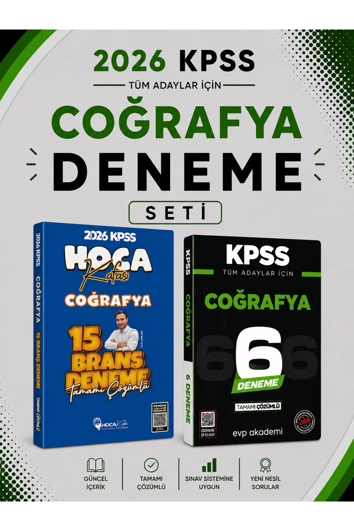 Hoca Kafası 2026 KPSS Coğrafya 15 Deneme & KPSS Coğrafya 6 Deneme Seti