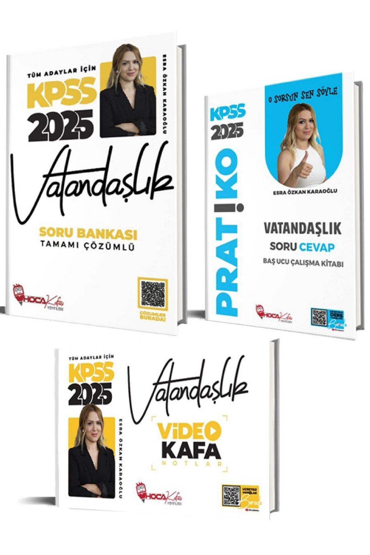 Hoca Kafası Yayınları Hoca Kafası 2025 Kpss Vatandaşlık Kafa Notlar Soru Bankası 3 Lü S