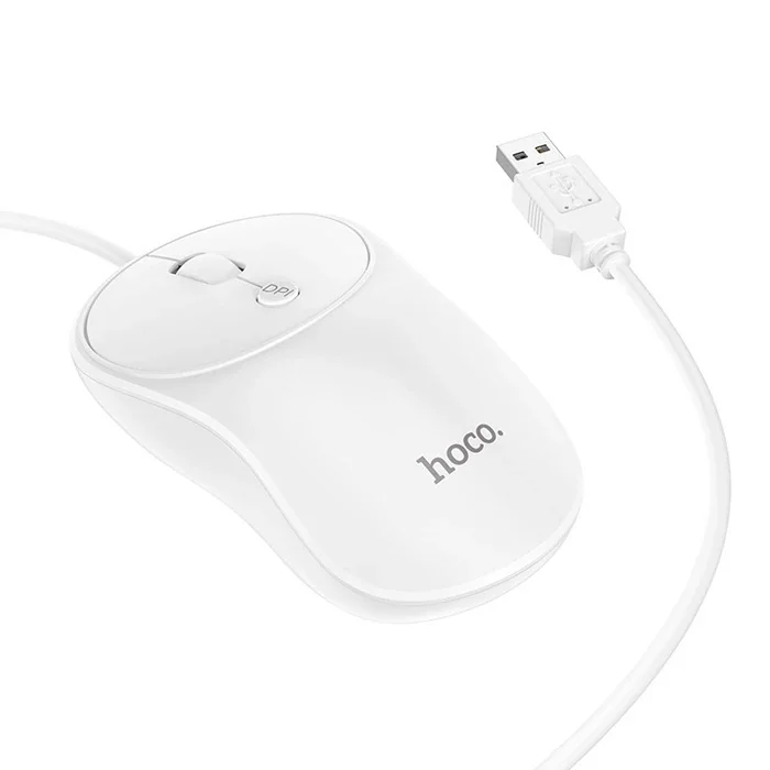 HOCO GM13 Bussines 1600DPI 4D Yüksek Hassasiyet Kablolu Optik Mouse-1852