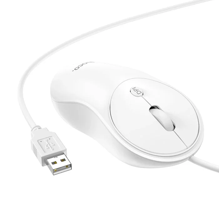 HOCO GM13 Bussines 1600DPI 4D Yüksek Hassasiyet Kablolu Optik Mouse-1852