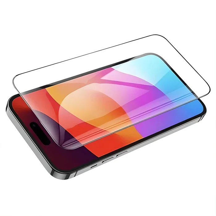 HOCO Guardian Shield Series iPhone 15 Pro Max HD Tempered Kırılmaz Cam Ekran Koruyucu 10 Adet Set-1852
