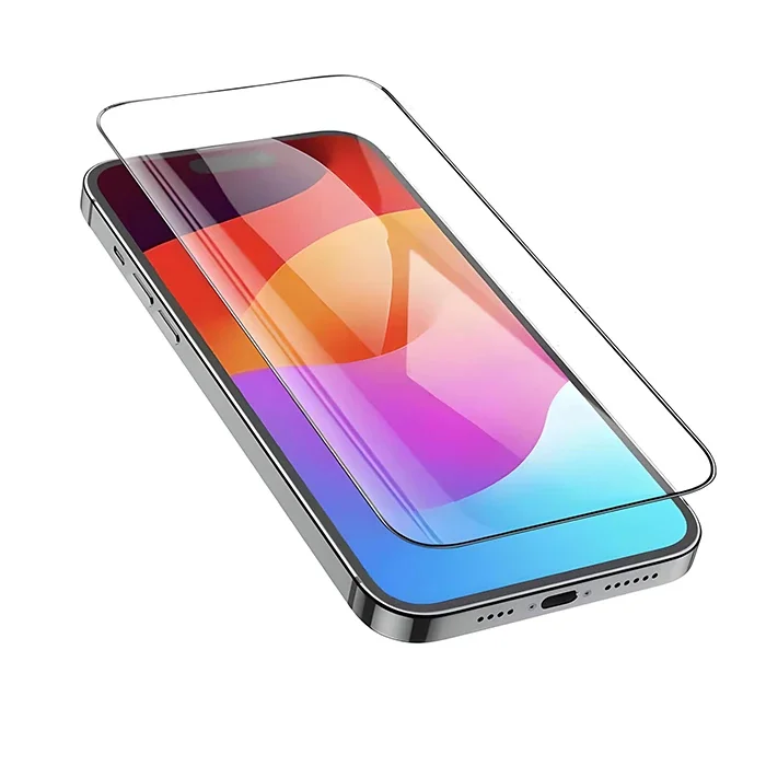 HOCO Guardian Shield Series iPhone 15 Plus HD Tempered Kırılmaz Cam Ekran Koruyucu 10 Adet Set-1852