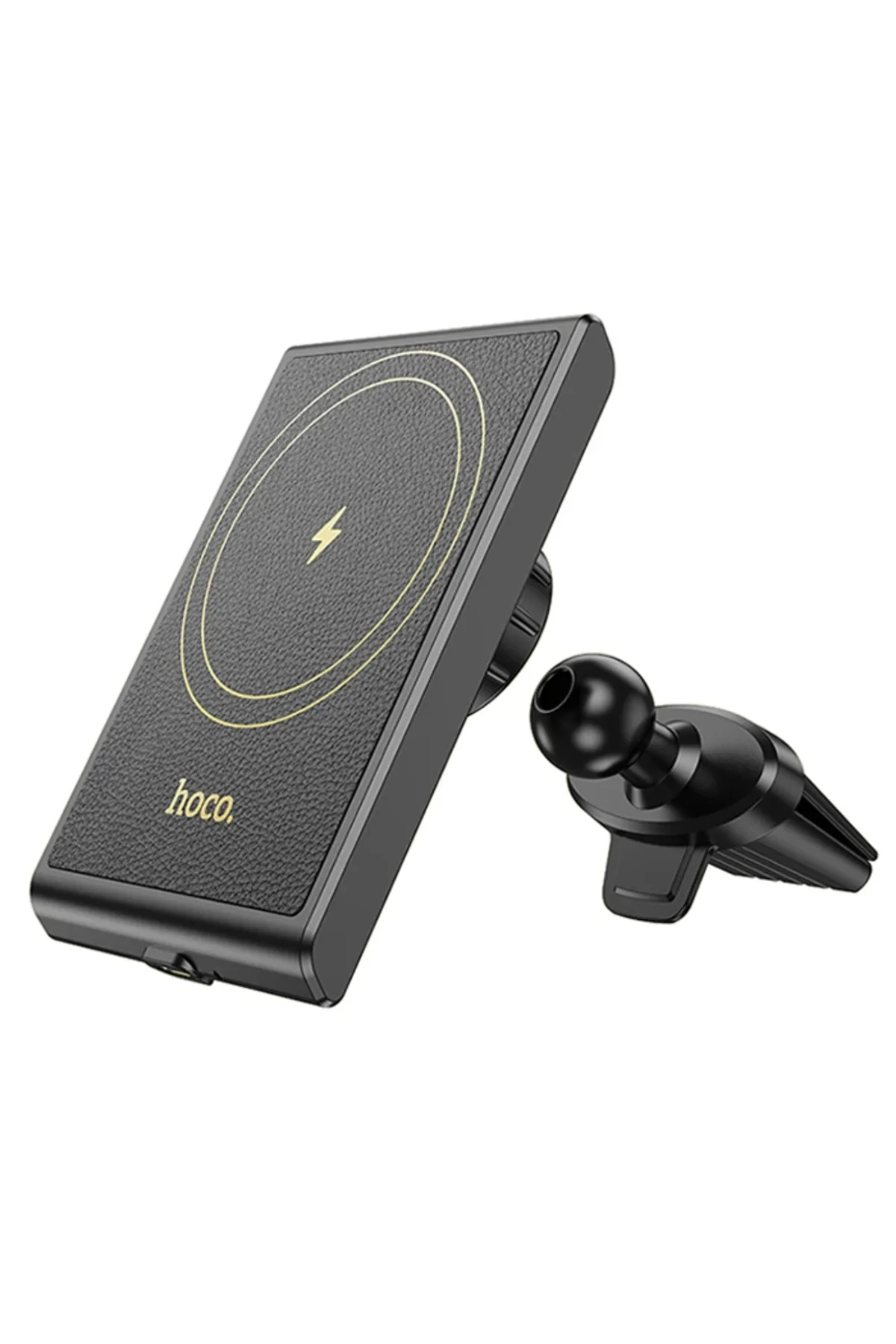 Hoco HW19 Klima Havalandırma Bölmesi Wireless Kablosuz Hızlı Şarj Araç Telefon Tutucu-(5775) HBTKN-P